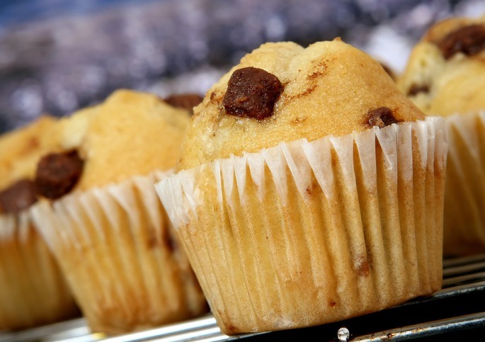 spongy muffins due to the reaction of tartaric acid and bicarbonate