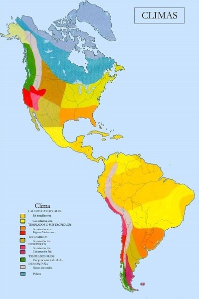 mapa climático