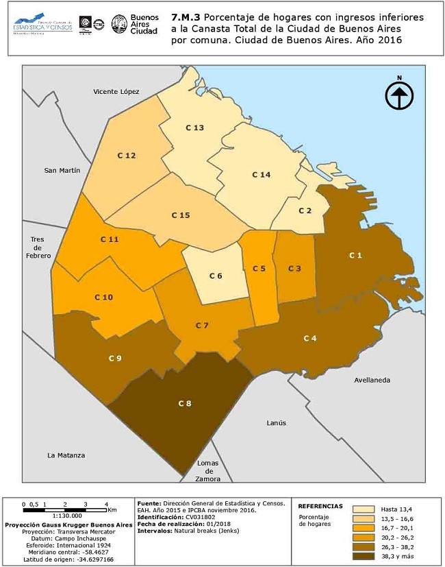 mapa de ingresos de la ciudad de Buenos Aires 2016