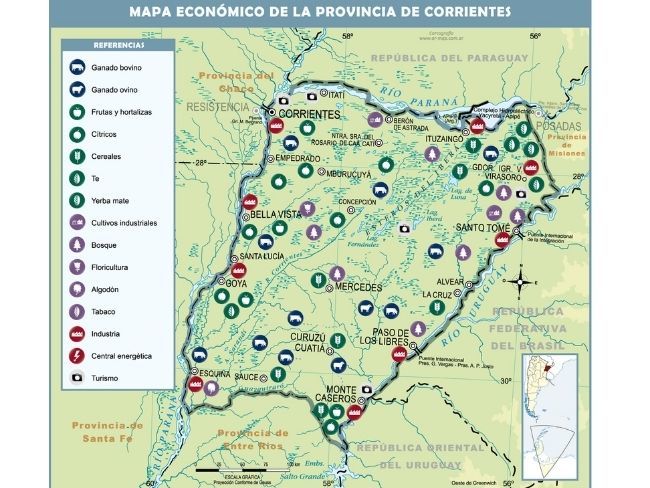 mapa económico