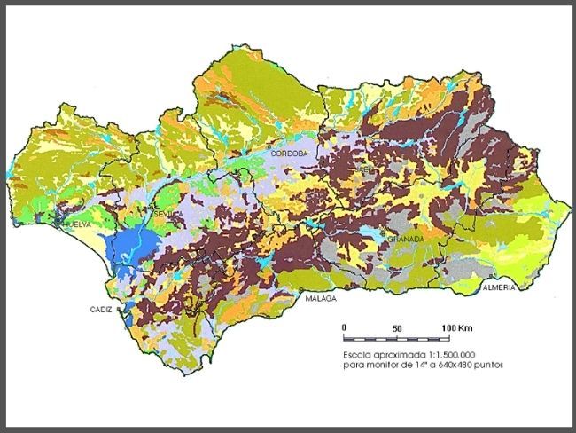 Mapa edafológico o mapa de suelos