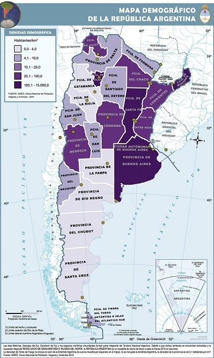 mapa demográfico